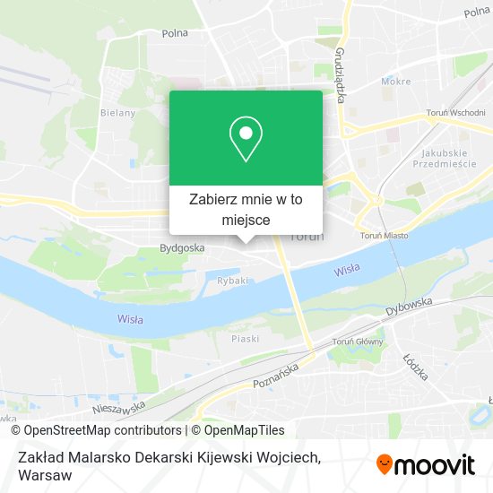 Mapa Zakład Malarsko Dekarski Kijewski Wojciech