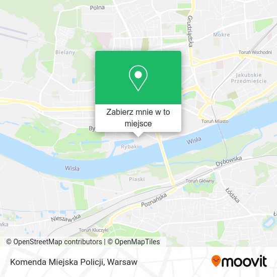 Mapa Komenda Miejska Policji