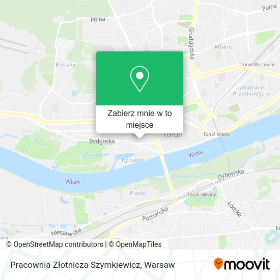 Mapa Pracownia Złotnicza Szymkiewicz