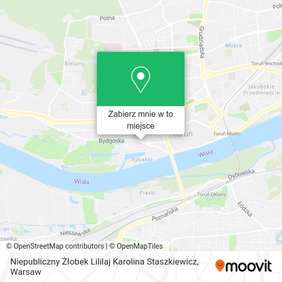 Mapa Niepubliczny Żłobek Lililaj Karolina Staszkiewicz