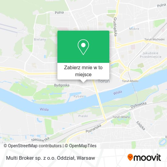 Mapa Multi Broker sp. z o.o. Oddział