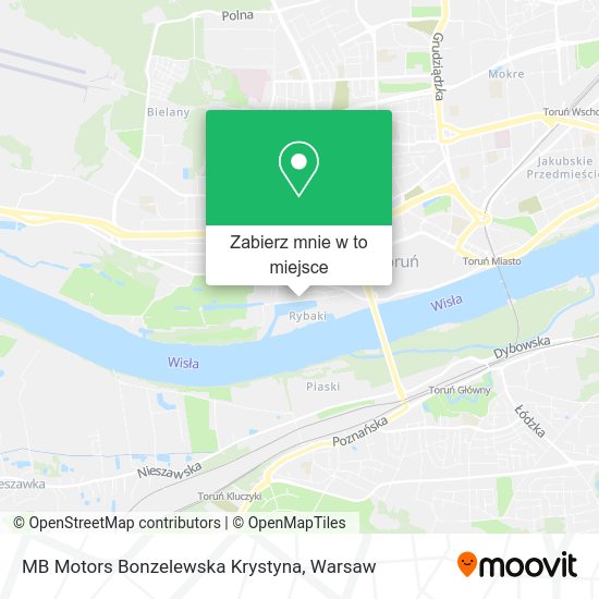 Mapa MB Motors Bonzelewska Krystyna