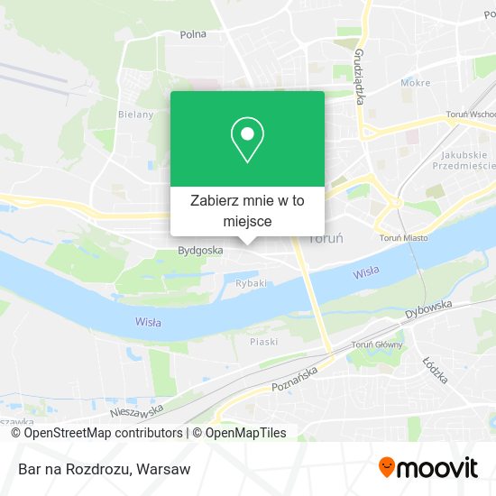 Mapa Bar na Rozdrozu