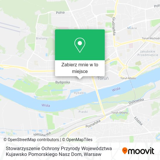 Mapa Stowarzyszenie Ochrony Przyrody Województwa Kujawsko Pomorskiego Nasz Dom