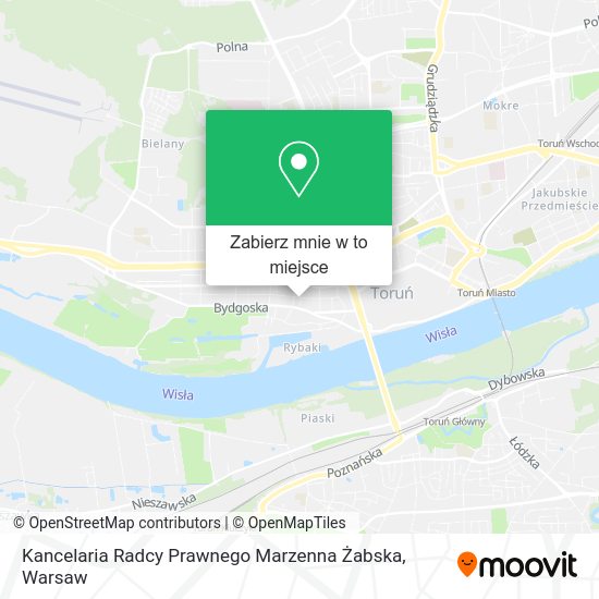 Mapa Kancelaria Radcy Prawnego Marzenna Żabska