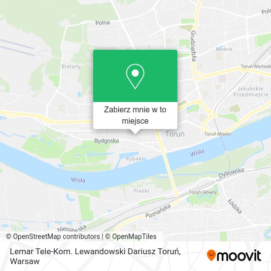 Mapa Lemar Tele-Kom. Lewandowski Dariusz Toruń