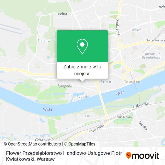 Mapa Flower Przedsiębiorstwo Handlowo-Usługowe Piotr Kwiatkowski