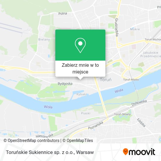 Mapa Toruńskie Sukiennice sp. z o.o.