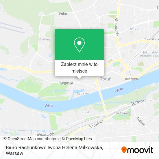 Mapa Biuro Rachunkowe Iwona Helena Miłkowska