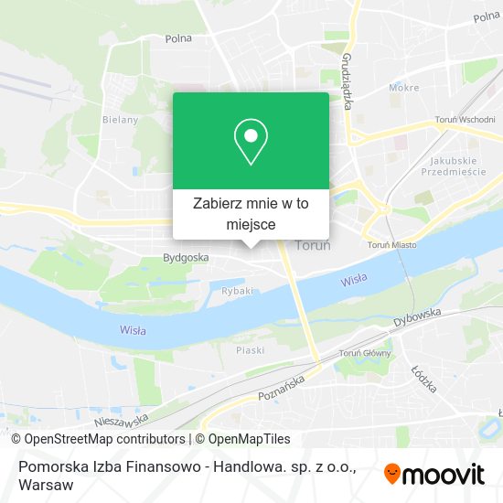 Mapa Pomorska Izba Finansowo - Handlowa. sp. z o.o.