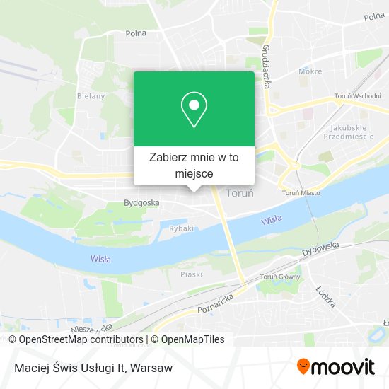 Mapa Maciej Świs Usługi It