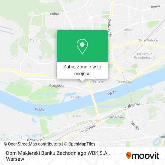 Mapa Dom Maklerski Banku Zachodniego WBK S.A.