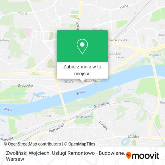 Mapa Zwoliński Wojciech. Usługi Remontowo - Budowlane