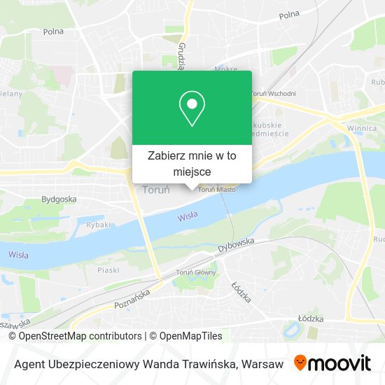 Mapa Agent Ubezpieczeniowy Wanda Trawińska