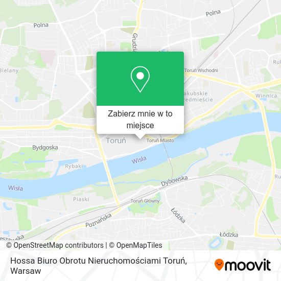 Mapa Hossa Biuro Obrotu Nieruchomościami Toruń