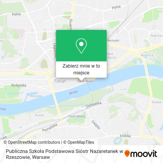 Mapa Publiczna Szkoła Podstawowa Sióstr Nazaretanek w Rzeszowie