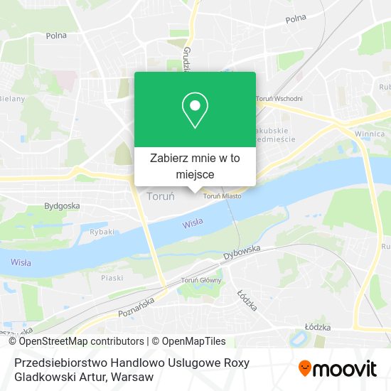 Mapa Przedsiebiorstwo Handlowo Uslugowe Roxy Gladkowski Artur