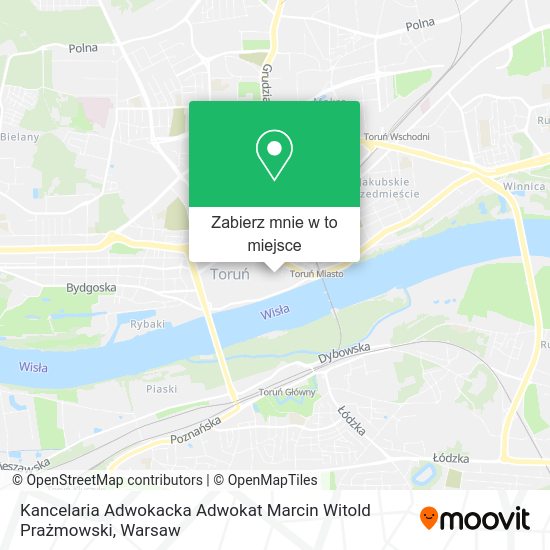 Mapa Kancelaria Adwokacka Adwokat Marcin Witold Prażmowski