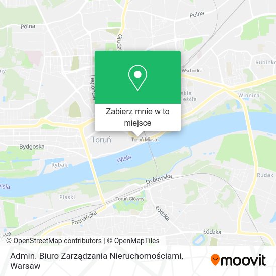 Mapa Admin. Biuro Zarządzania Nieruchomościami