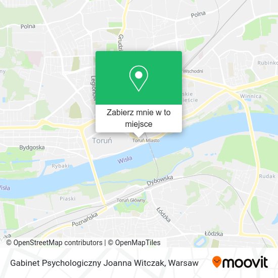 Mapa Gabinet Psychologiczny Joanna Witczak