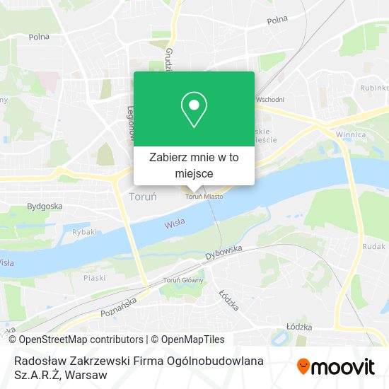 Mapa Radosław Zakrzewski Firma Ogólnobudowlana Sz.A.R.Ż