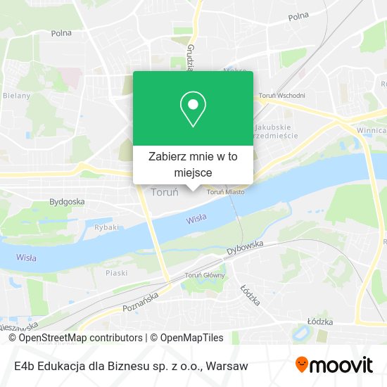 Mapa E4b Edukacja dla Biznesu sp. z o.o.