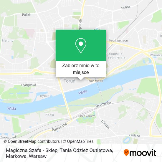 Mapa Magiczna Szafa - Sklep, Tania Odzież Outletowa, Markowa