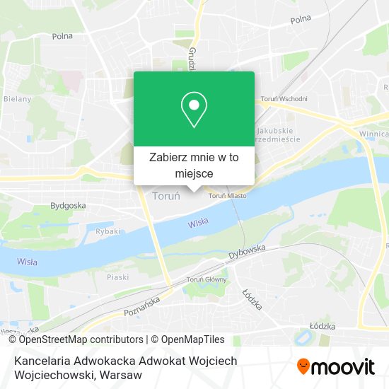 Mapa Kancelaria Adwokacka Adwokat Wojciech Wojciechowski