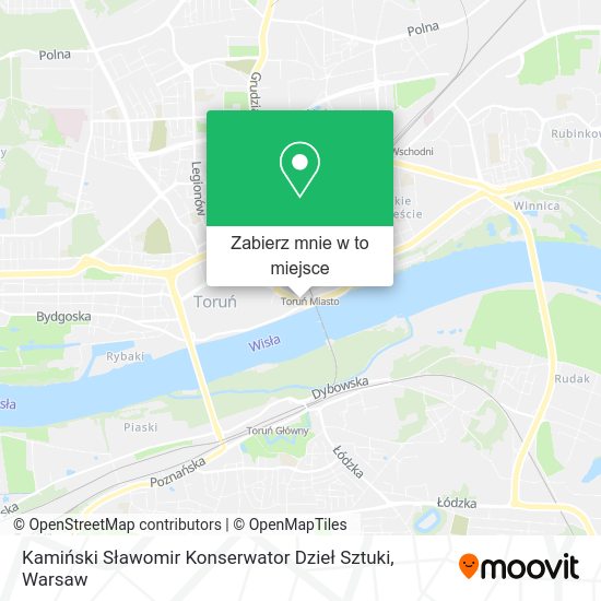 Mapa Kamiński Sławomir Konserwator Dzieł Sztuki