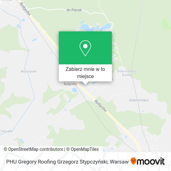 Mapa PHU Gregory Roofing Grzegorz Stypczyński