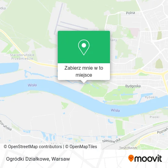 Mapa Ogródki Działkowe