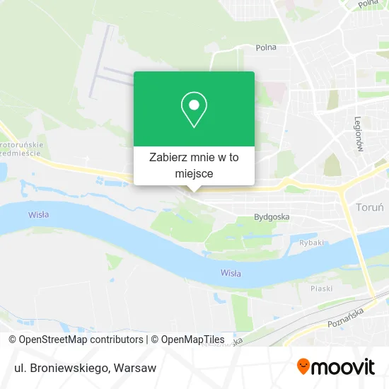 Mapa ul. Broniewskiego