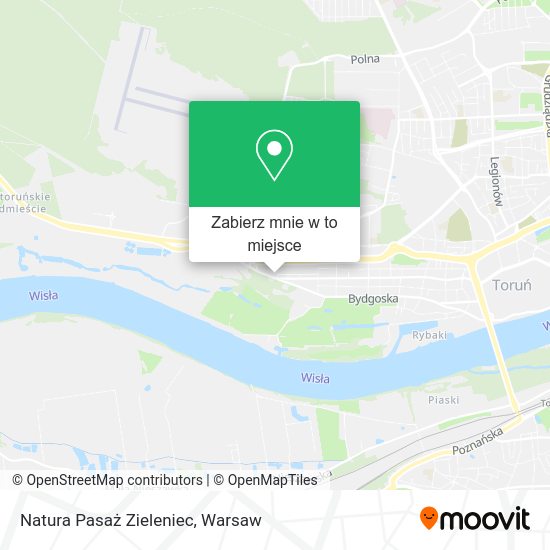 Mapa Natura Pasaż Zieleniec