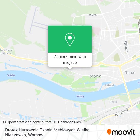 Mapa Drotex Hurtownia Tkanin Meblowych Wielka Nieszawka