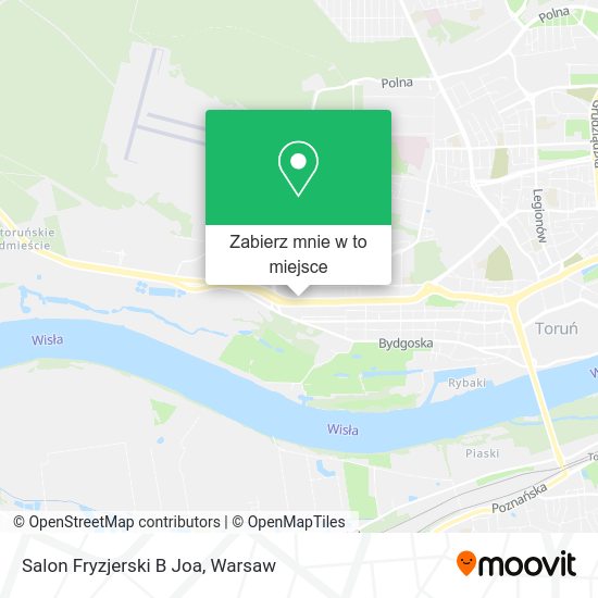 Mapa Salon Fryzjerski B Joa