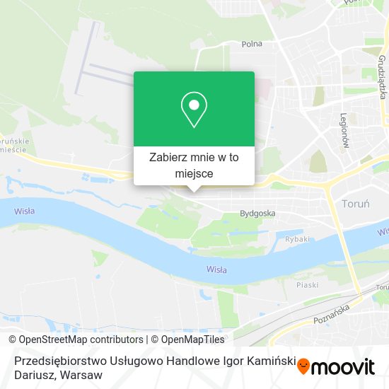 Mapa Przedsiębiorstwo Usługowo Handlowe Igor Kamiński Dariusz