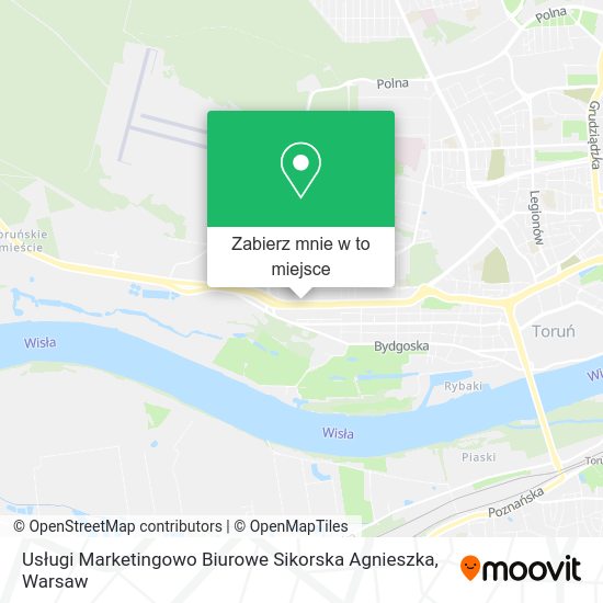 Mapa Usługi Marketingowo Biurowe Sikorska Agnieszka