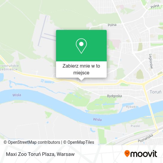 Mapa Maxi Zoo Toruń Plaza