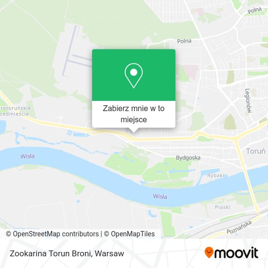 Mapa Zookarina Torun Broni