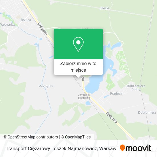 Mapa Transport Ciężarowy Leszek Najmanowicz