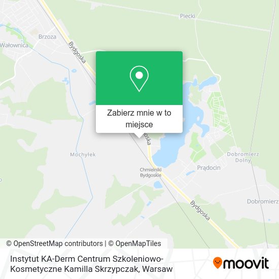 Mapa Instytut KA-Derm Centrum Szkoleniowo-Kosmetyczne Kamilla Skrzypczak