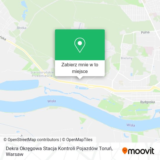 Mapa Dekra Okręgowa Stacja Kontroli Pojazdów Toruń