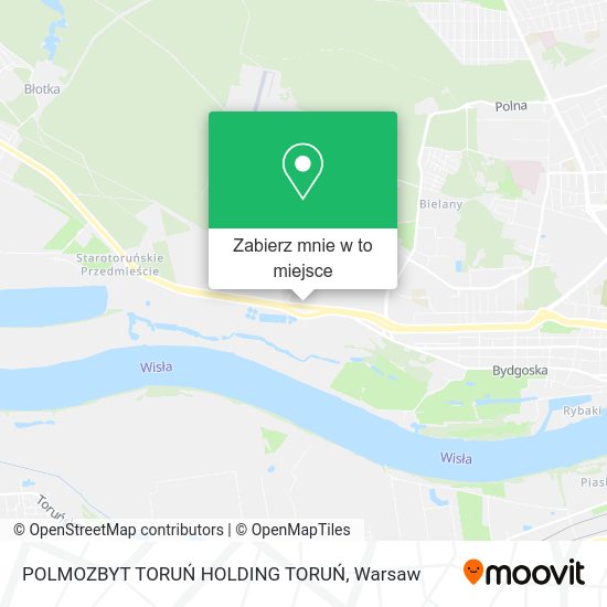 Mapa POLMOZBYT TORUŃ HOLDING TORUŃ