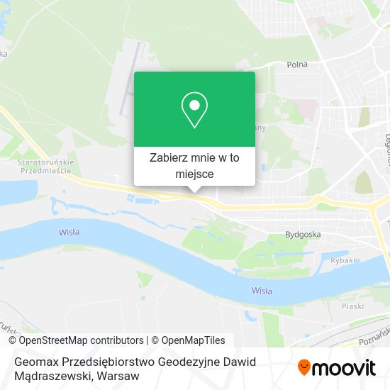 Mapa Geomax Przedsiębiorstwo Geodezyjne Dawid Mądraszewski