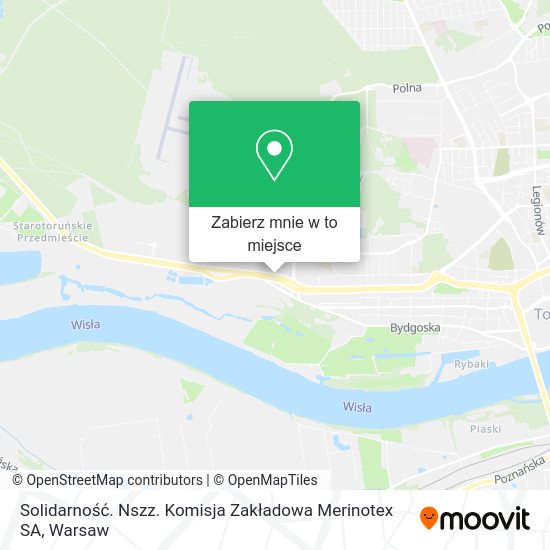 Mapa Solidarność. Nszz. Komisja Zakładowa Merinotex SA