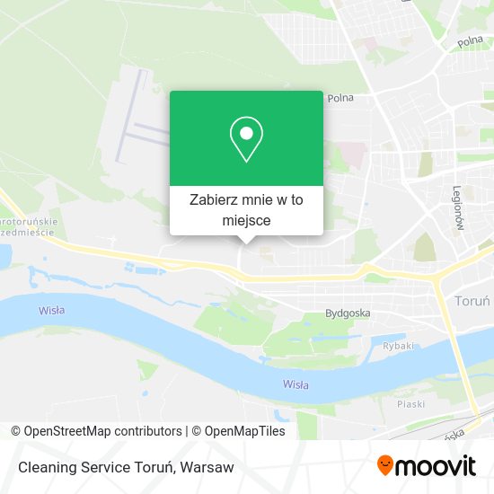 Mapa Cleaning Service Toruń