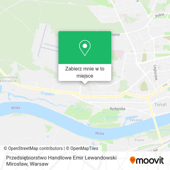 Mapa Przedsiębiorstwo Handlowe Emir Lewandowski Mirosław