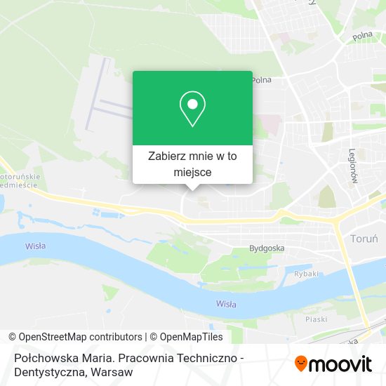 Mapa Połchowska Maria. Pracownia Techniczno - Dentystyczna