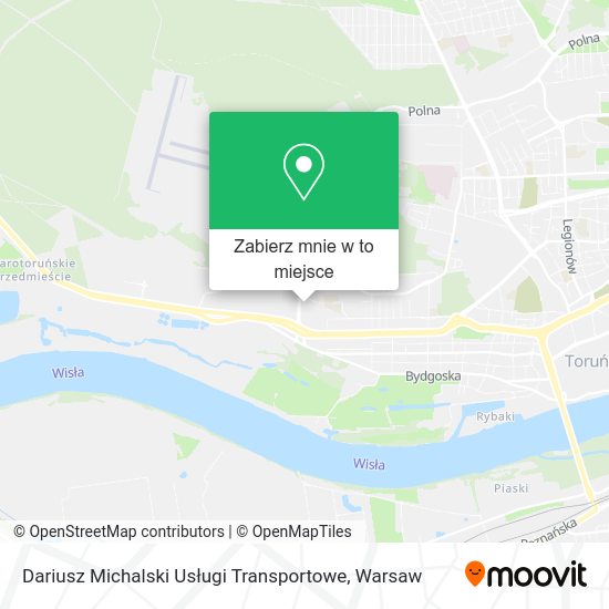 Mapa Dariusz Michalski Usługi Transportowe