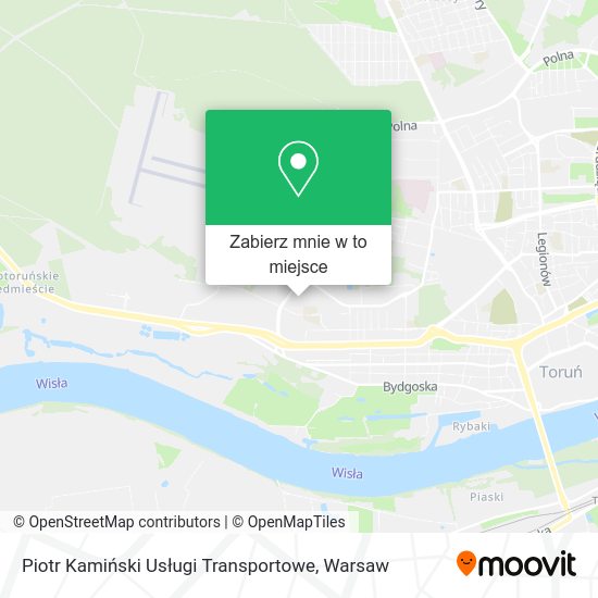 Mapa Piotr Kamiński Usługi Transportowe